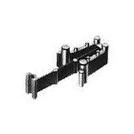Receiver for PROFI 9570 hitch (height-adjustable).