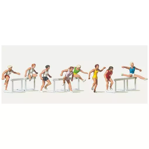 Lot de 6 personnages Coureuses de haies - Merten 0212486 - HO 1/87