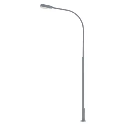 Witte LED vloerlamp - Faller 180219 - HO 1/87 - hoogte 94 mm