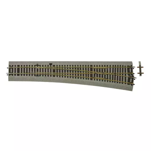 Aiguillage droit long Wr10 avec ballast souple - Roco 42583 - HO 1/87 - Code 83 [ROCO LINE]