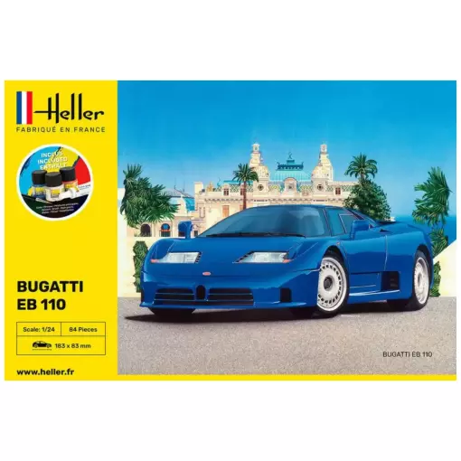 Kit de démarrage - Bugatti EB 110 - Heller 56738 - 1/24