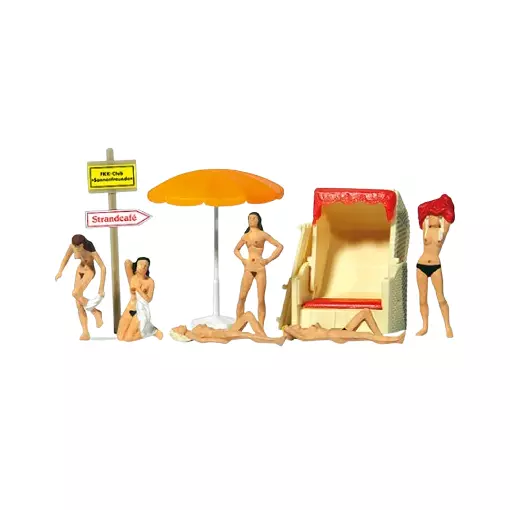 Bañistas nudistas