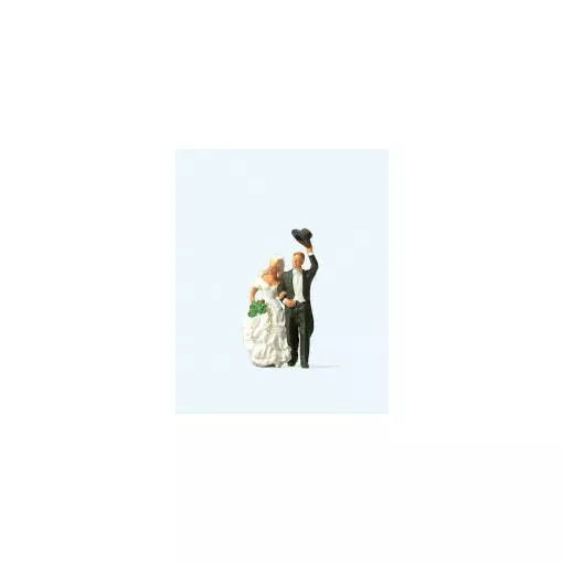 Personnage "Couple mariés" - Preiser 28091 - HO 1/87