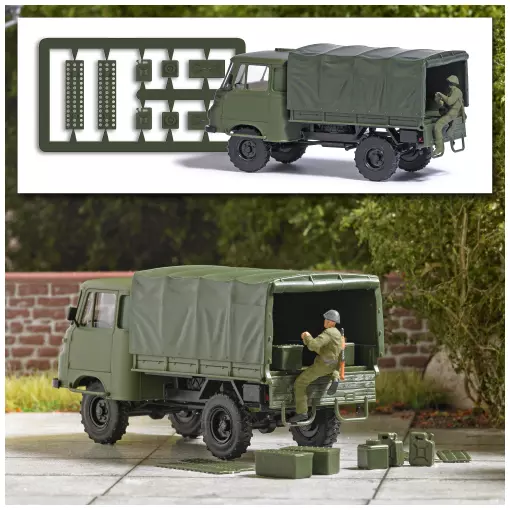 Robur truck with soldier - Busch 1935 - HO 1/87