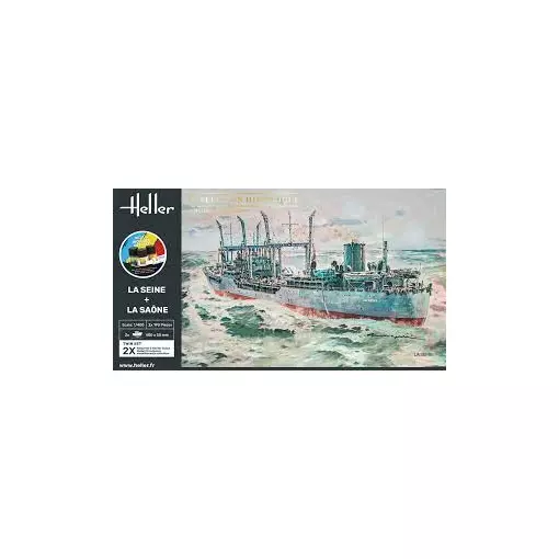 Kit de démarrage - la Seine + La saone Twinset - Heller 55050 - 1/400