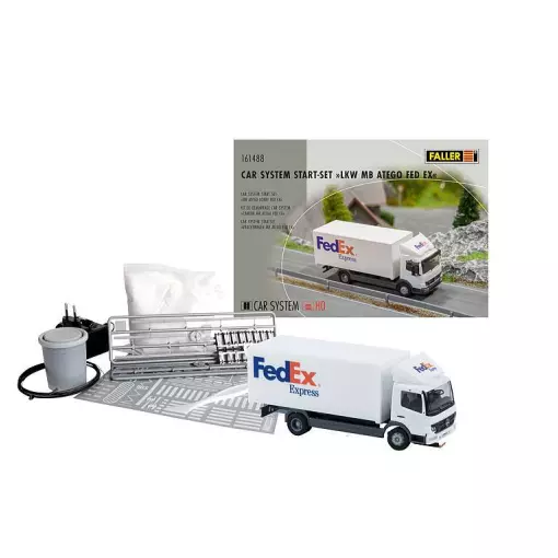 Car system - Kit de démarrage Car System MB Atego FedEx - FALLER 161488 - HO 1/87