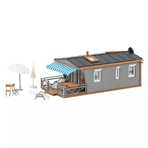 Set de camping + Mobile-Home Faller 130657 - HO : 1/87 - EP V