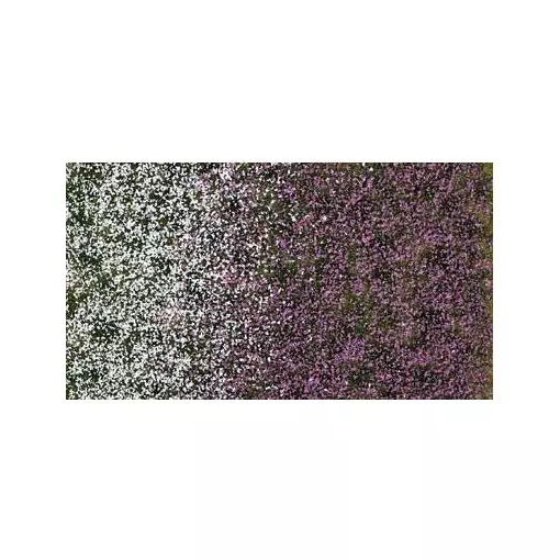Alfombra decorativa de mechones de hierba en flor, fibra de 4 mm