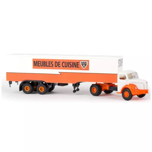 Semi-trailer with tractor Berliet TLR 8 a Brekina 85429 - HO : 1/87 - EP IV