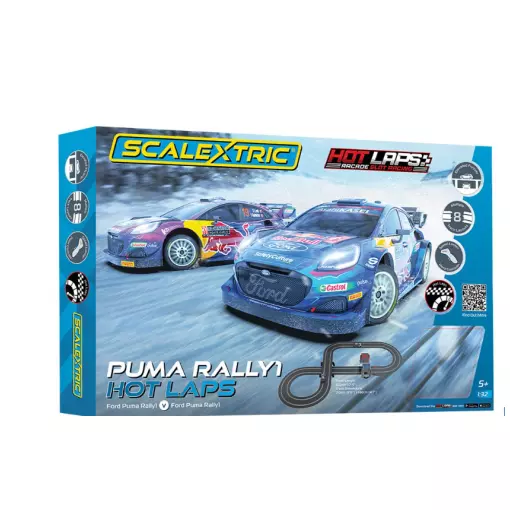 Set Puma WRC Hot Laps Race - SCALEXTRIC 1452P - 1/32 - Slot Racing