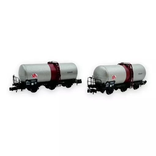 Set mit 2 dreiachsigen Weinkesselwagen SGTL SEWAR - Arnold HN6675 - SNCF - N 1/160 - EP IV - 2R