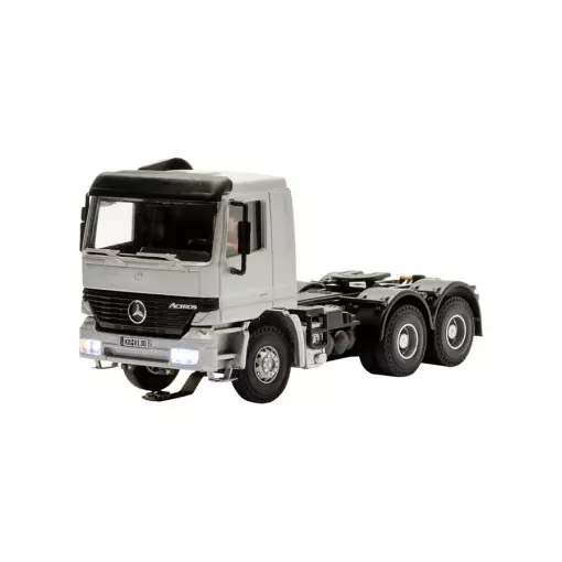 Camión de tracción Mercedes-Benz ACTROS Viessmann 8030 - HO 1/87 - librea gris