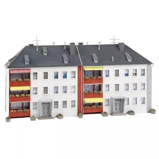 Set of Faller 190084 "Residential" models - HO: 1/87 - EP V