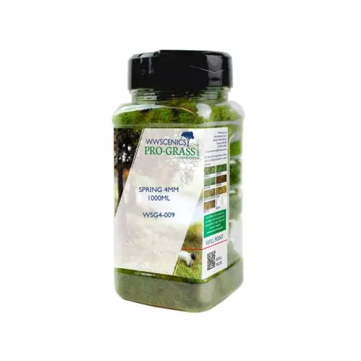 Fibre herbe de printemps - WWScenics WSG4-009 - 4 mm - 1000 mL