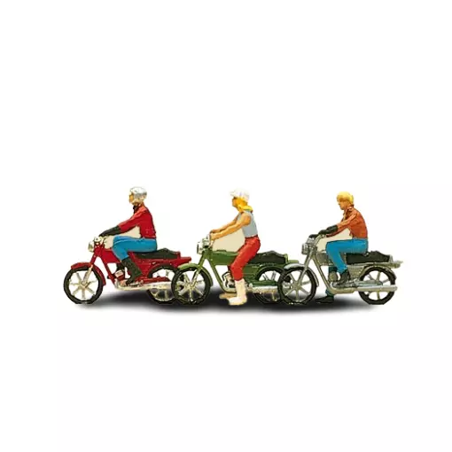 Junge Mopedfahrer