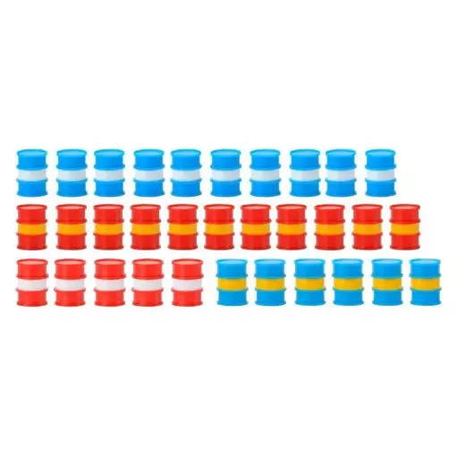 32 Barils à essence de Shell, ARAL et ESSO KIBRI 39386 -  HO 1/87 -