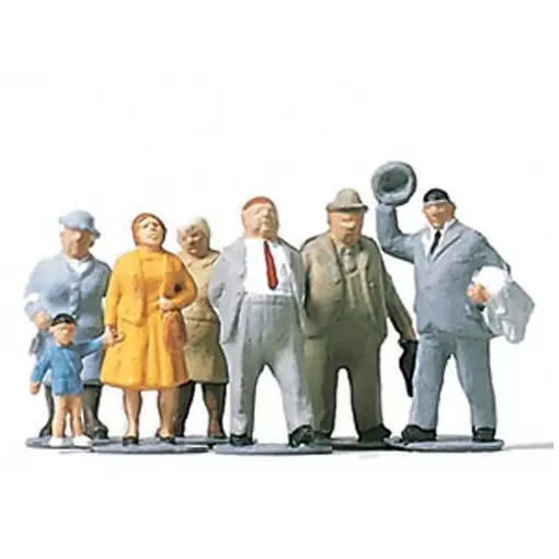 6er-Set Figuren, korpulente Passanten Merten 0272399 - N 1/160