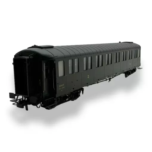 Carrozza metallica Ex-PLM REE Models VB455 verde 306 - HO 1/87 - SNCF - EP III.B