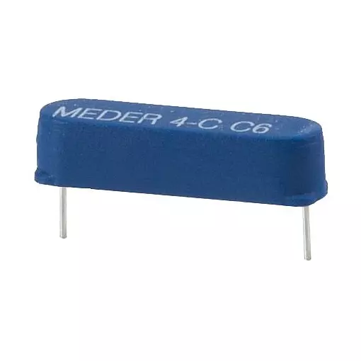 Capteur Reed court bleu MK06-4-C - FALLER 163456 - HO 1/87 N 1/160