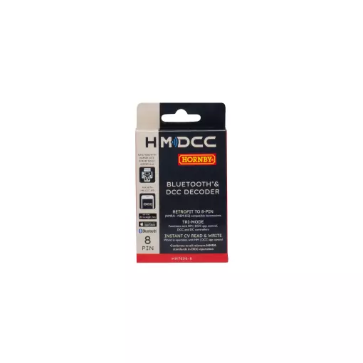 Décodeur HM7000-8 - Bluetooth et DCC - Hornby HOR7335 - 8 Broches