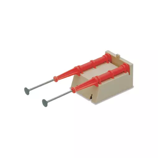 Set of 2 hydraulic bumpers to clip onto rails