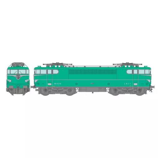 BB 9218 electric locomotive - DCC SON - REE Models MB203S - HO - SNCF - EP IV