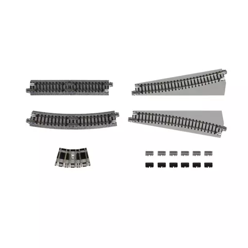 Kit d'extension de rails courbés pour plateau tournant Unitrack - Kato 20-286 - N 1/160