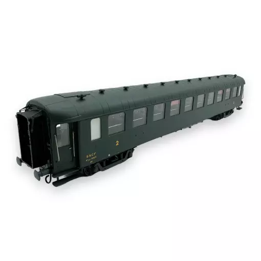 Carrozza B10myfi OCEM a pareti lisce - Models World 40938 - HO 1/87 - SNCF - Ep III - 2R