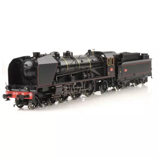 Locomotive vapeur Pacific ÉTAT 231 vert Modelbex HO-MX.003/4BS SNCF Reims