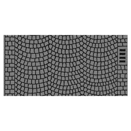 Paving stone 1M long/66MM wide - NOCH 60722 - HO : 1/87