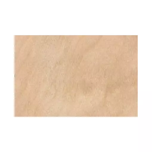 Contreplaqué de bouleau finlandais qualité AB/B, 0,8 mm 3 plis 600x300 mm Unité - Keranova 126708