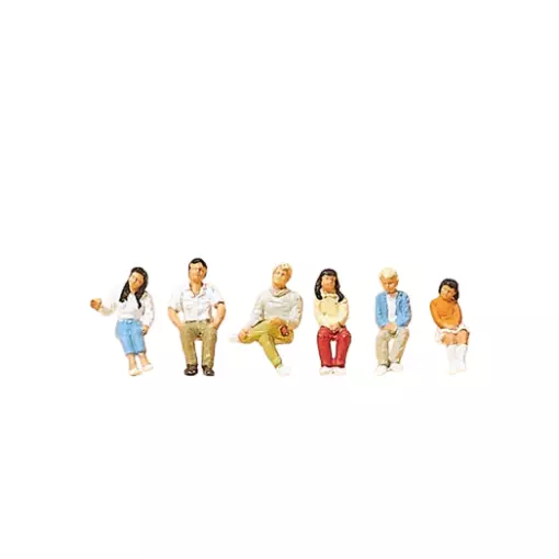 Young people sitting
