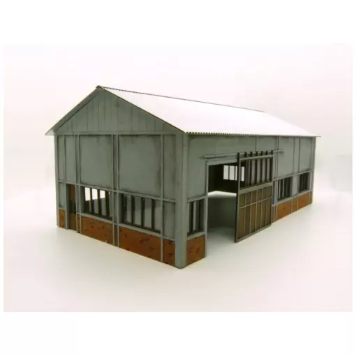 Taller / antigua fábrica - BOIS MODELISME 106015 - HO 1/87 - 222x122x98mm