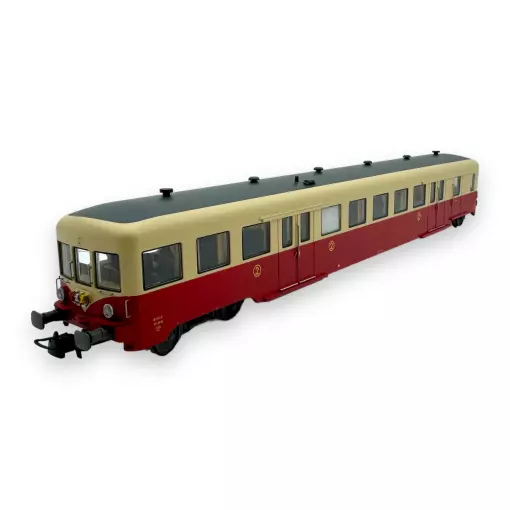 Remorque d'autorail ZR 27110 - R37 H0 41253 - HO 1/87 - SNCF - Ep III - Analogique - 2R