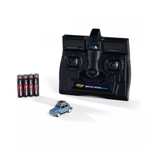VW Kever WintersportVers.2.4G 100% - Carson 500504149 - HO 1/87