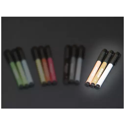 Feutres de couleur (3 couleurs de base) - Régions et Compagnies MAT032