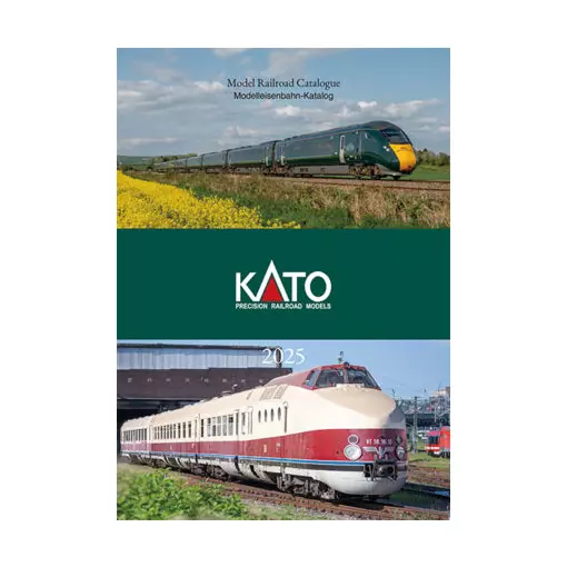 Catalogue KATO Nouveautés 2025 - Anglais Allemand - N - KATO K25-989 - 48 pages 