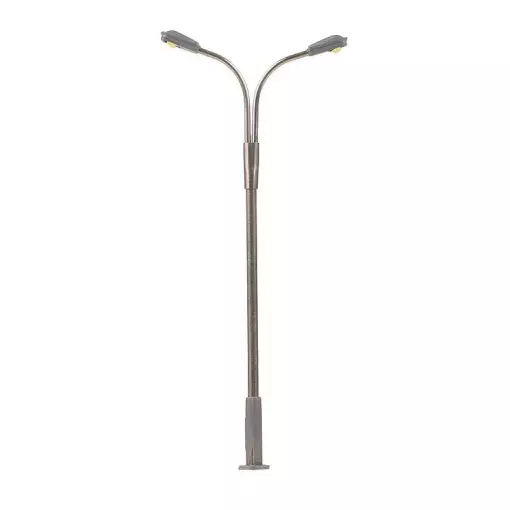 Set de 3 lampadaires doubles moderne avec LED - N 1/160 - Faller 272121