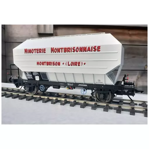 Wagon céréalier B. Richard Minoterie Montbrisonnaise - Rail 43 433016 - O 1/43 - SNCF - Ep III - 2R