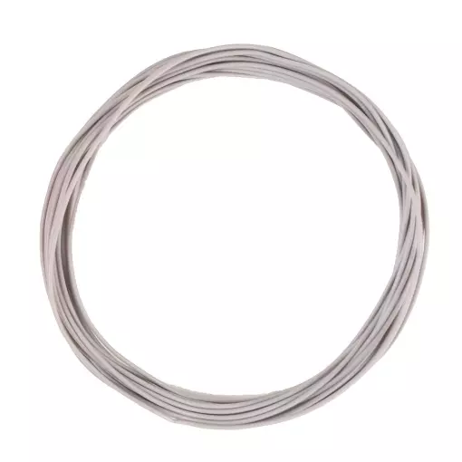 Fil toronné gris 0,04 mm² – 10 mètres - FALLER 163784 - HO 1/87