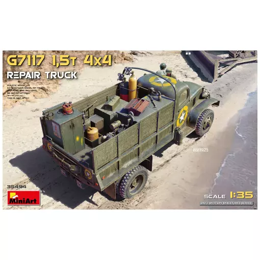 Camion atelier G7117 1.5t - MINIART 550035494 - 1/35