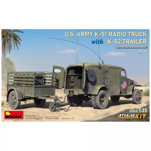 Camion Radio K-51 + Remorque K-52 - Carson 550035418 - 1/35