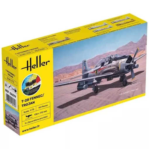 Kit de démarrage - T-28 Fennec/Trojan - Heller 56279 - 1/72