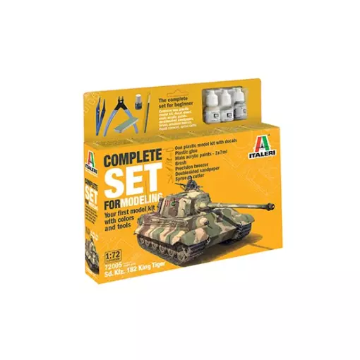 Set Sd.Kfz.182 King Tiger - Italeri 72005 - 1/72