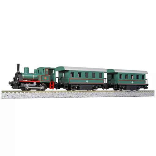 Pack de train de voyageurs à vapeur Pocket Line - Kato K10-503-1 - N 1/160 - Analogique - 2R