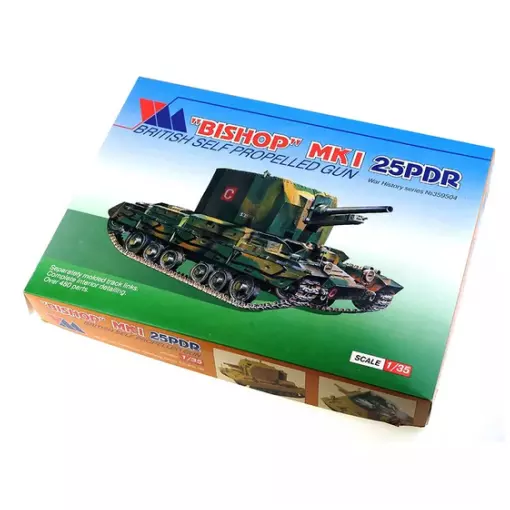 Char Bishop MK1 25 Pdr - VM 359504 - 1/35 - Maquette à construire