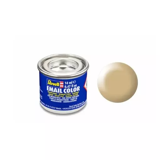 Peinture Émail Revell Beige Satiné RAL 1001. 14 ml - REVELL 32314