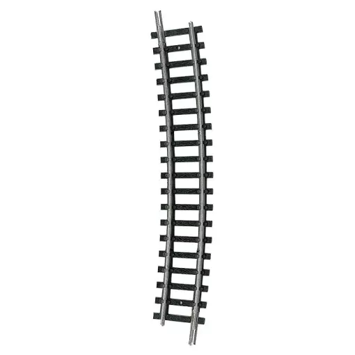 Curved track Minitrix R4 radius 362.6 mm 15° - N : 1/160 - code 80 - 14927