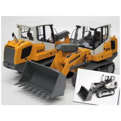 Chargeuse sur chenilles Liebherr LR634 en kit - Carson 500907111 - 1/14