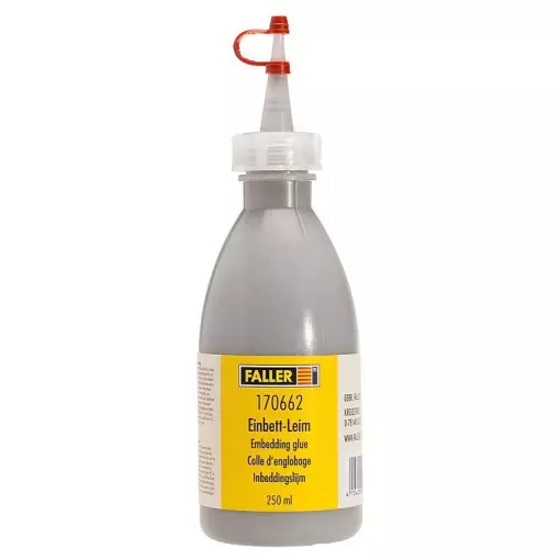 FALLER grey ballast adhesive 170662 250 mL